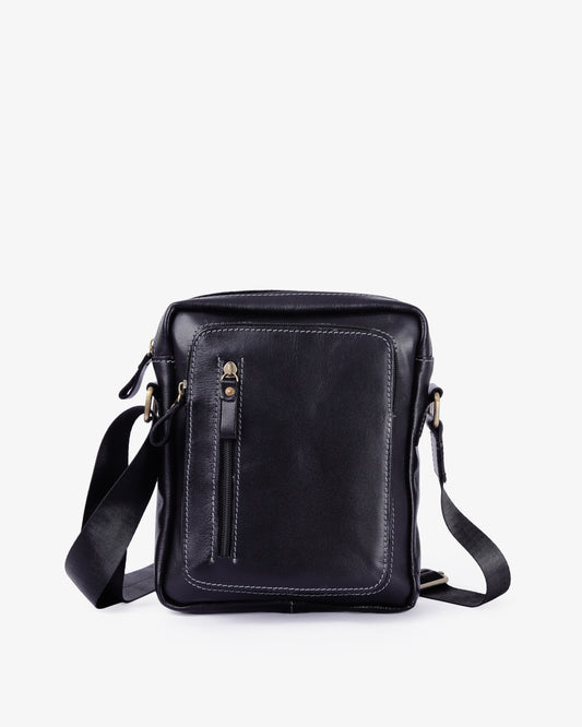 Men's leather crossbody bag