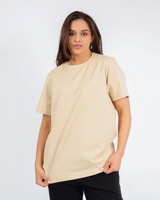 Women Cotton Round Neck T-shirt