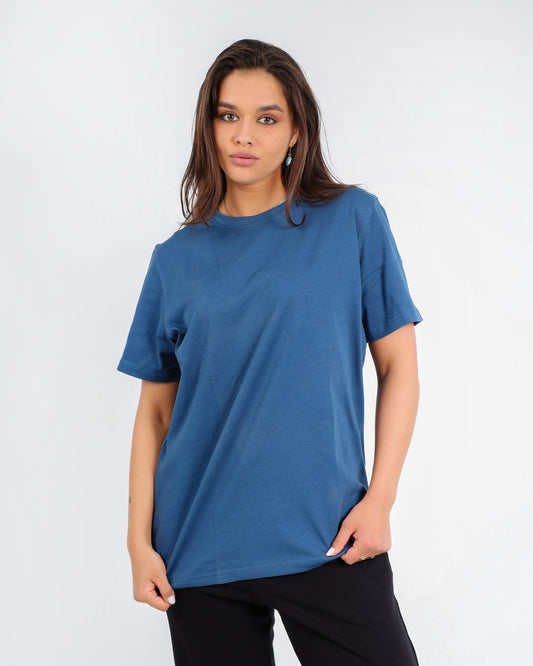 Women Cotton Round Neck T-shirt