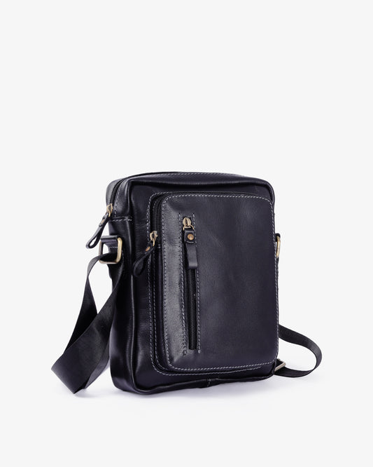 Men's leather crossbody bag
