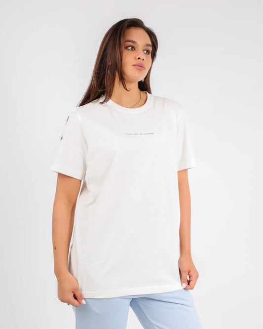 Women Cotton Round Neck T-shirt
